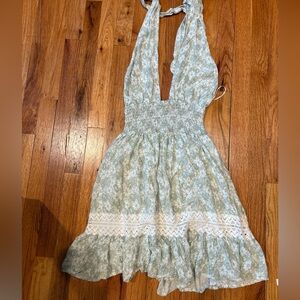 Ocean Drive Romper Green